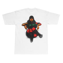 Load image into Gallery viewer, Lady Columbia tee, back
